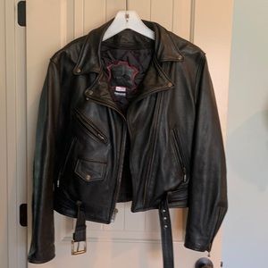 Heavy leather jacket
